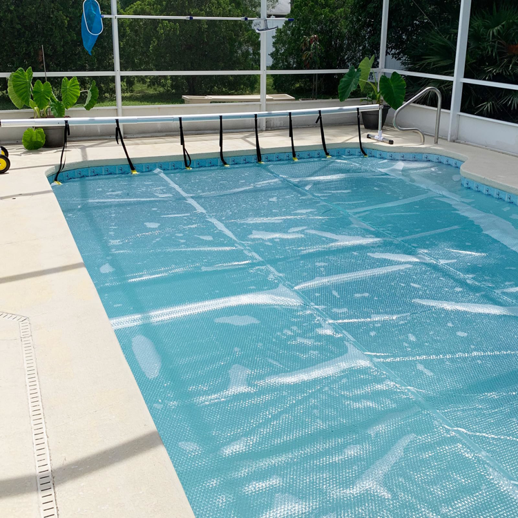 12 Mil Rectangle Solar Pool Cover Heavy Duty Bubble Blanket Clear