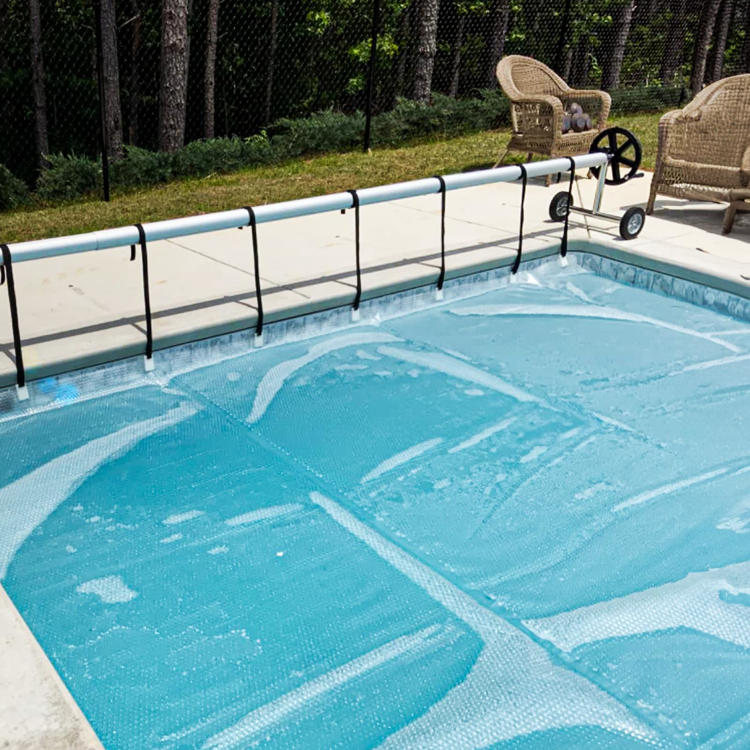 12 Mil Rectangle Solar Pool Cover Heavy Duty Bubble Blanket Clear